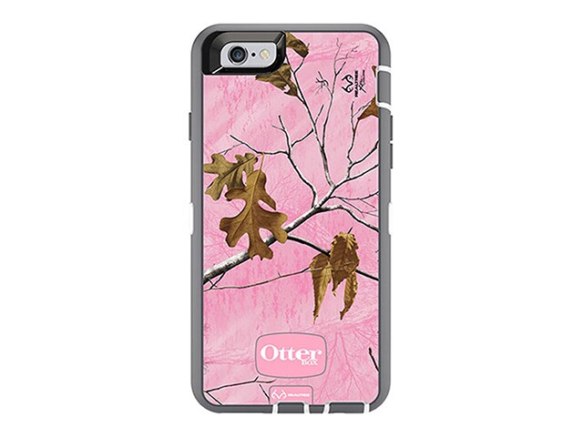 OtterBox Defender Case for iPhone 6 6s Realtree Camo Xtra Pink