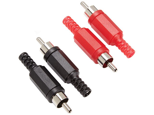 Nexxtech Phono Plugs with Plastic Grip Style Covers
