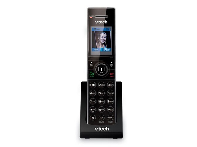 VTech IS7101 Cordless Accessory Handset for the VTech IS7121 2 Doorbell Phone System Black