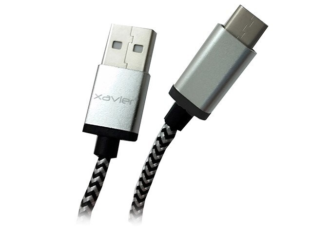 Xavier Professional 1.8m 6â€™ USB C to USB A Cable Silver