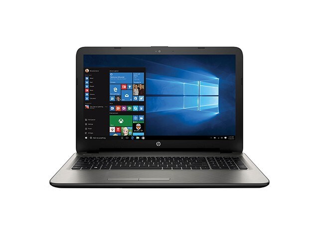 HP 15 af166ca 15.6 quot; Laptop with AMD A6 6310 APU 500GB HDD 4GB RAM Windows 10 Home Turbo Silver