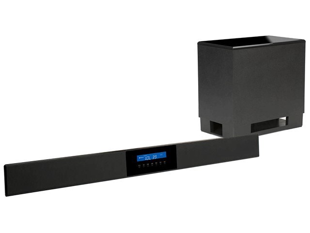 Pinnacle SYS 8210 Front Row Soundbar with Wireless Subwoofer Black