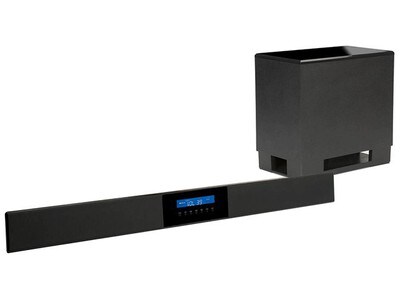 Pinnacle SYS-8210 Front Row Soundbar with Wireless Subwoofer - Black