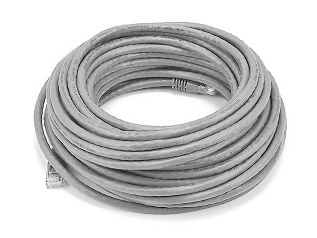 Digiwave CAT621100G 15.2m 50â€™ Cat6 Male to Male Network Cable Grey