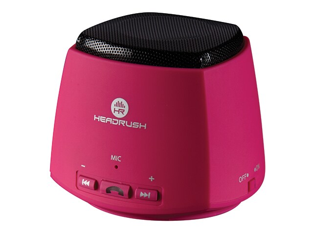 HeadRush Portable BluetoothÂ® Speaker Boom Pink