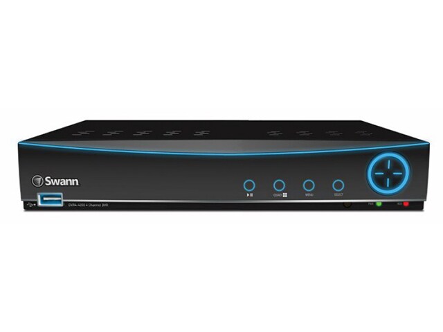 Swann SWDVK 44200H TruBlue 960H 4 channel DVR with 500GB HDD LAN Networking and 3G 4G Smartphone Connectivity