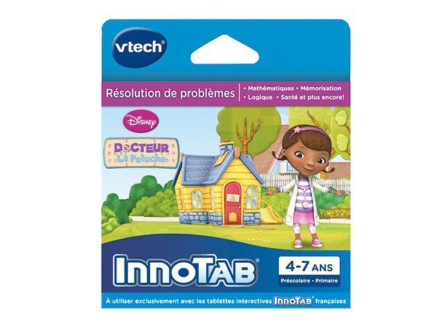 VTech InnoTab Software Cartridge Doc McStuffins Create Learn with Doc French