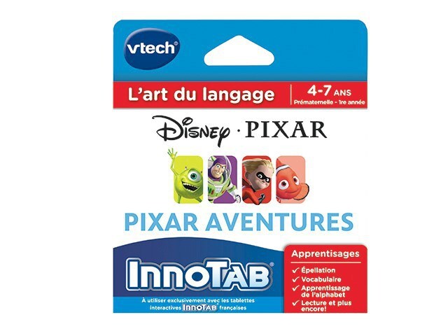 VTech InnoTab Software Cartridge Pixar Aventures French Version