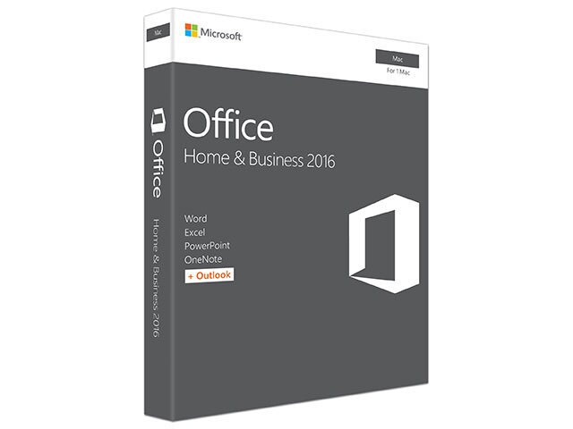 Microsoft Office Home Business 2016 for Mac 1 Mac English On sale with purchase of a PC Laptop or Tablet