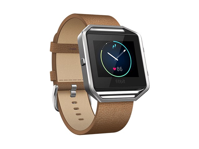Fitbit Accessory Leather Band for Blazeâ„¢ Large Camel