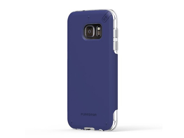 PureGear DualTek PRO Case for Samsung Galaxy S7 Blue Clear