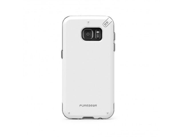 PureGear DualTek Pro Case for Samsung Galaxy S7 White Clear
