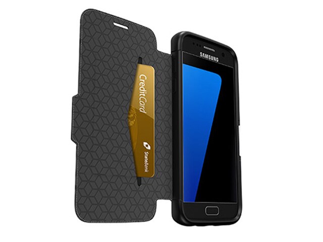 OtterBox Strada Folio Case for Samsung Galaxy S7 Onyx Black