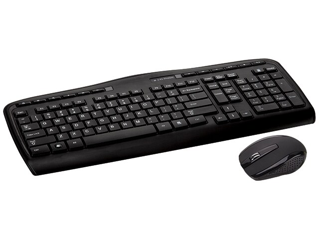 Nexxtech 2.4GHz Ultra Slim Multimedia Water Resistant Keyboard Mouse Combo