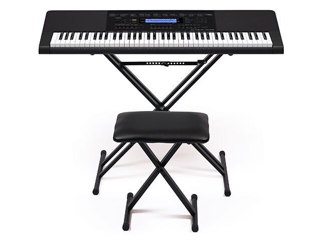 Casio WK 245DXAB Keyboard with Stand Bench