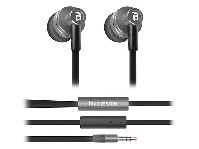 LogiixLGX 10976 Blue Piston TuneFREQS In Ear Headphones Black