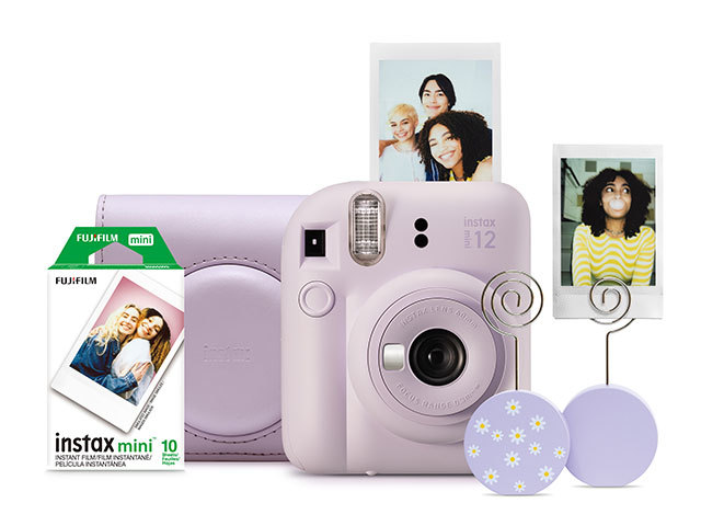 Kit INSTAX Mini 12 - Lilac Purple + 10 películas - Fujifilm