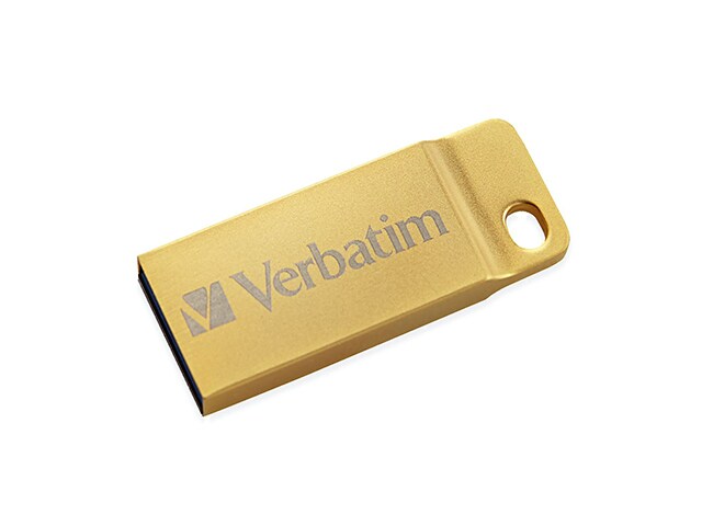 Clé USB 3.0 à 64 Go Metal Executive de Verbatim - doré