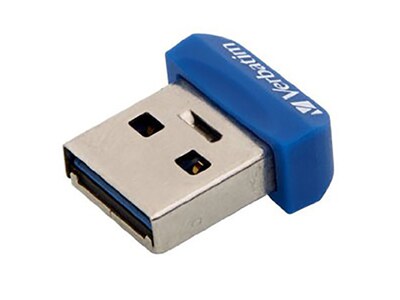 Clé USB 3.0 à 16 Go Store n Stay Nano de Verbatim - bleu