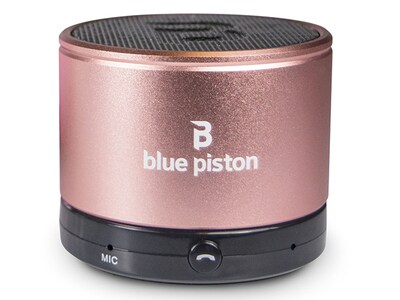 Haut-parleur Bluetooth® portatif Blue Piston de LOGiiX - rose dore
