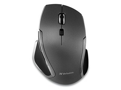 Verbatim Wireless Notebook 6 Button Deluxe Blue LED Mouse - Black