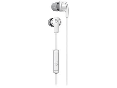 Skullcandy Smokin’ Buds 2 Earbuds with In-Line Controls - White & Grey