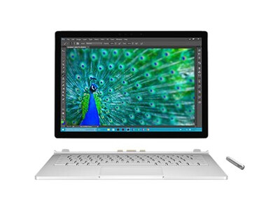 Ordinateur portable Surface Book 13,5 po de Microsoft avec processeur i5-6300U d’Intel®, disque SSD de 256 Go MEV de 8 Go, carte vidéo HD 520 d’Intel et Windows 10 - français