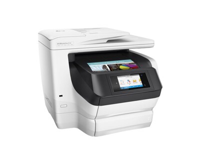 HP OfficeJet Pro 8740 Wireless All-In-One Printer with 4.3” CGD Touchscreen, Fax, NFC, ADF, & 500 Page Cassette