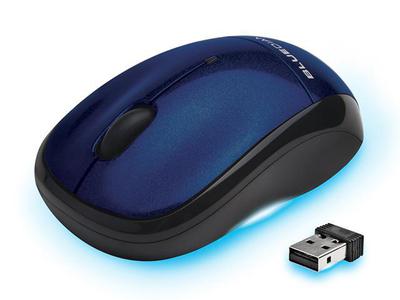 BlueDiamond Track Mobile Travel Wireless Mouse - Blue