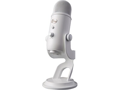 Microphone USB à capsule YETI 3 de Blue Microphone - extérieur blanc