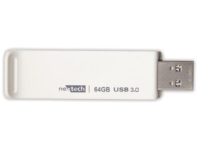 Nexxtech 64GB USB 3.0 Flash Drive - White
