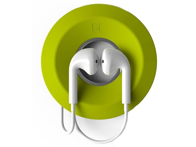 Câble à écouteurs-yoyo de Bluelounge - Vert