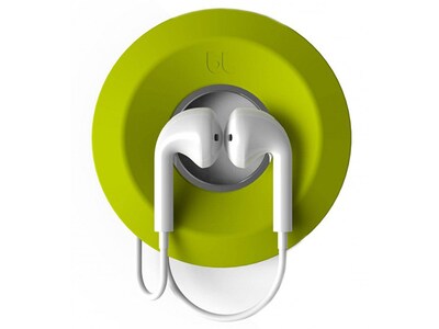 Câble à écouteurs-yoyo de Bluelounge - Vert