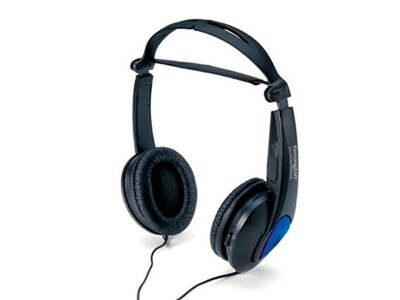Kensington Noise Cancellation On-Ear Wired Headphones - Black