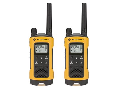 Radios bidirectionnelles Talkabout T400 FRS/GMRS de Motorola - jaune