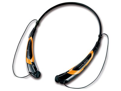 Écouteurs serre-nuque Bluetooth Unleashed par M - Orange

