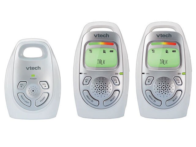 Moniteur audio numérique pour bébé avec technologie DECT6.0 et deux unités pour parents Safe & Sound DM223-2 de VTech