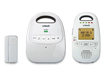 VTech Safe & Sound DM251-102 DECT6.0 Audio Baby Monitor with Open/Close Sensor