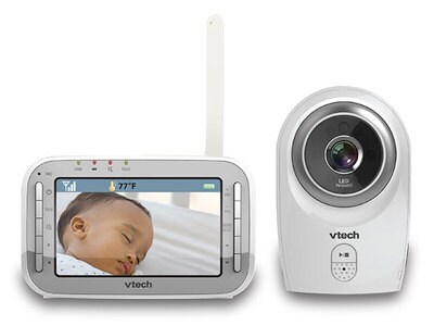 Moniteur câblé audio-vidéo nuit/jour pour bébé Safe & Sound VM341 de VTech 