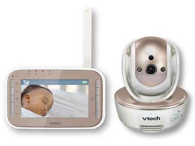 Moniteur sans fil à mouvement horizontal et vertical nuit/jour pour bébé Safe & Sound VM343 de VTech 