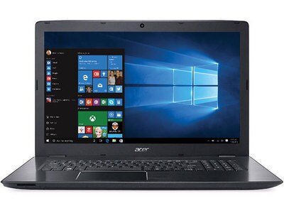  Ordinateur portable 17,3 po Aspire E5-774G-503H d’Acer avec processeur Intel® i5-6200U d’AMD, disque dur de 1 To, MEV de 8 Go, carte vidéo GeForce 940MX et Windows 10 — noir