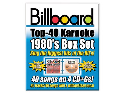 1980s: Billboard Top 40 Karaoke CD