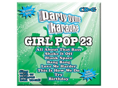 Sybersound Girl Pop 23 Karaoke CD