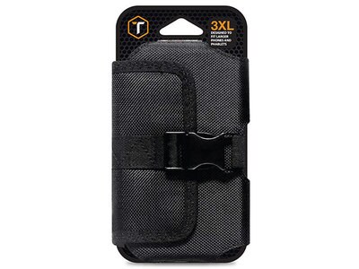 Pince de ceinture robuste 3XL de Tough Tested pour téléphone intelligent - noir
