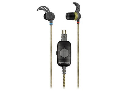 Écouteurs-boutons robustes avec commandes sur câble Ranger de Tough Tested