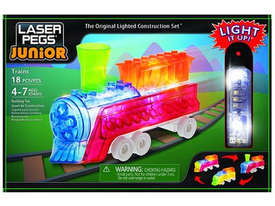 Laser Pegs Zippy Do’s 3-in-1 Junior Train Building Set