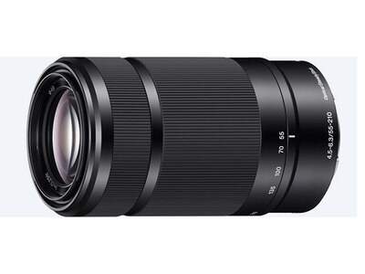 Sony E 55–210mm f/4.5-6.3 OSS E-Mount Telephoto Lens - Black