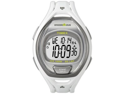 Timex Ironman Sleek 50 Watch - Full Size - White