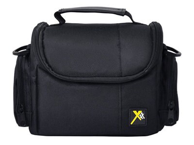 Xit Deluxe Digital & Video Camera Carrying Case -Medium- Black