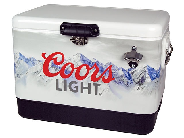 Koolatron Coors Light Stainless Steel Ice Chest Cooler - 85-Can Capacity